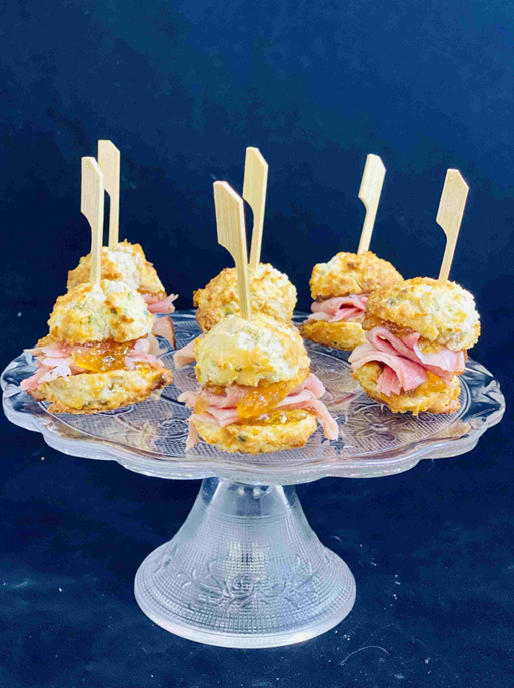 Mini Ham Biscuit Sandwiches